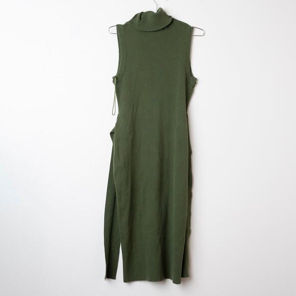 TOCCIN X RTR Green Turtleneck Sweater Dress - Picture 3 of 6